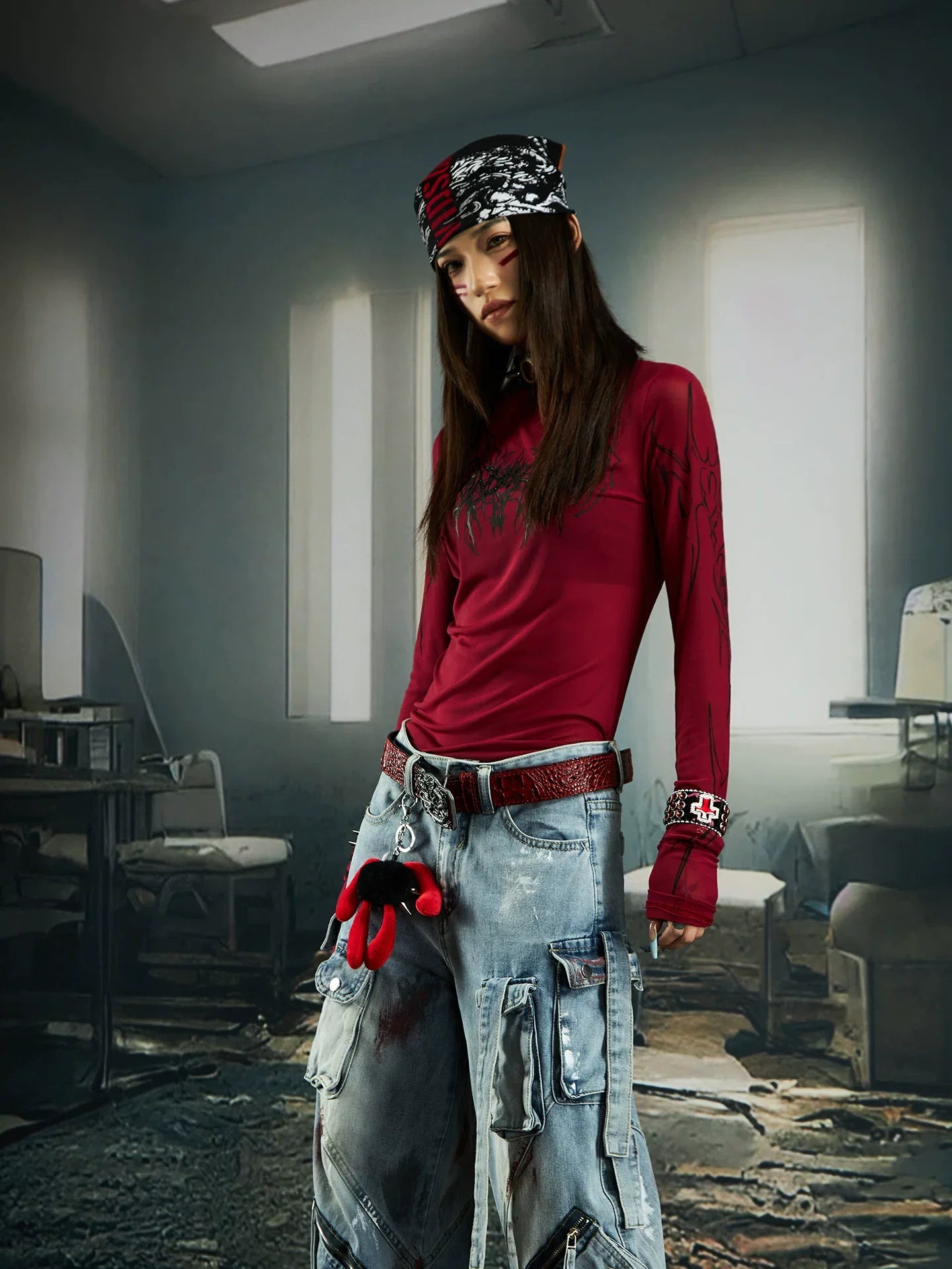 Riot Warpaint Mesh Tops