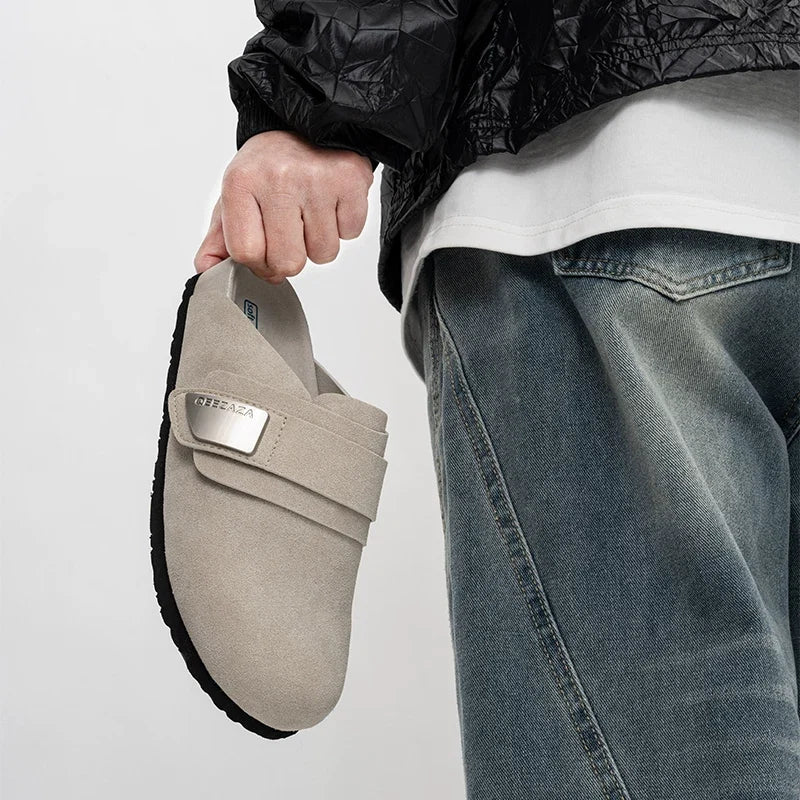Crest Soft Suede Clogs - Skipkicks