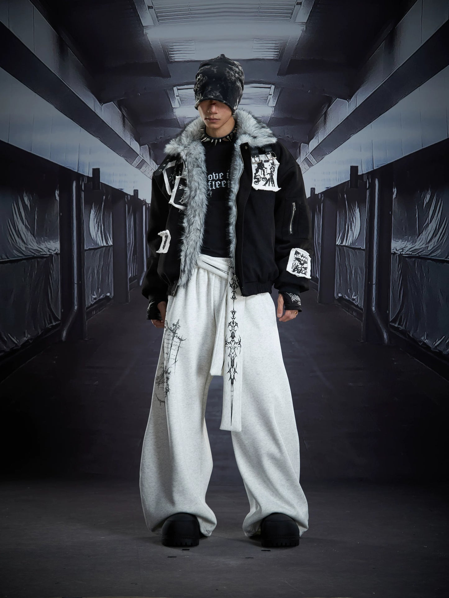 Nocturne Sigil Drape Cargo Pants