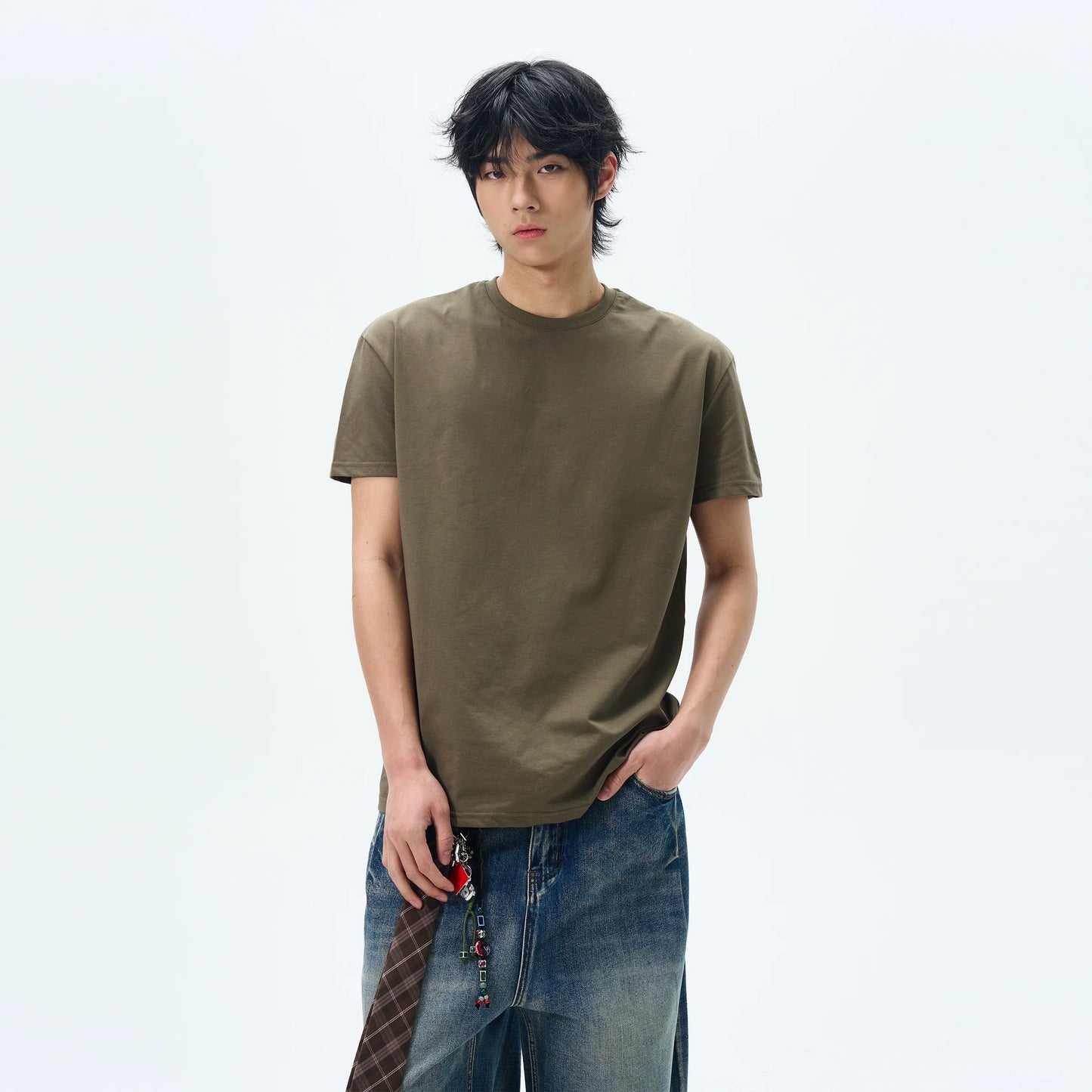 Classic Minimalist Crew Neck T-Shirt