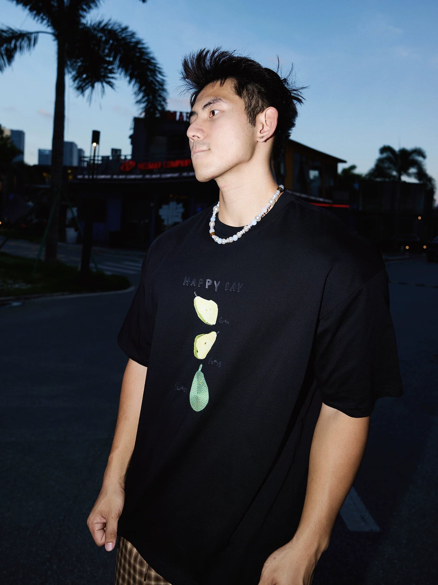 Happy Day Citrus Stack Graphic Tee