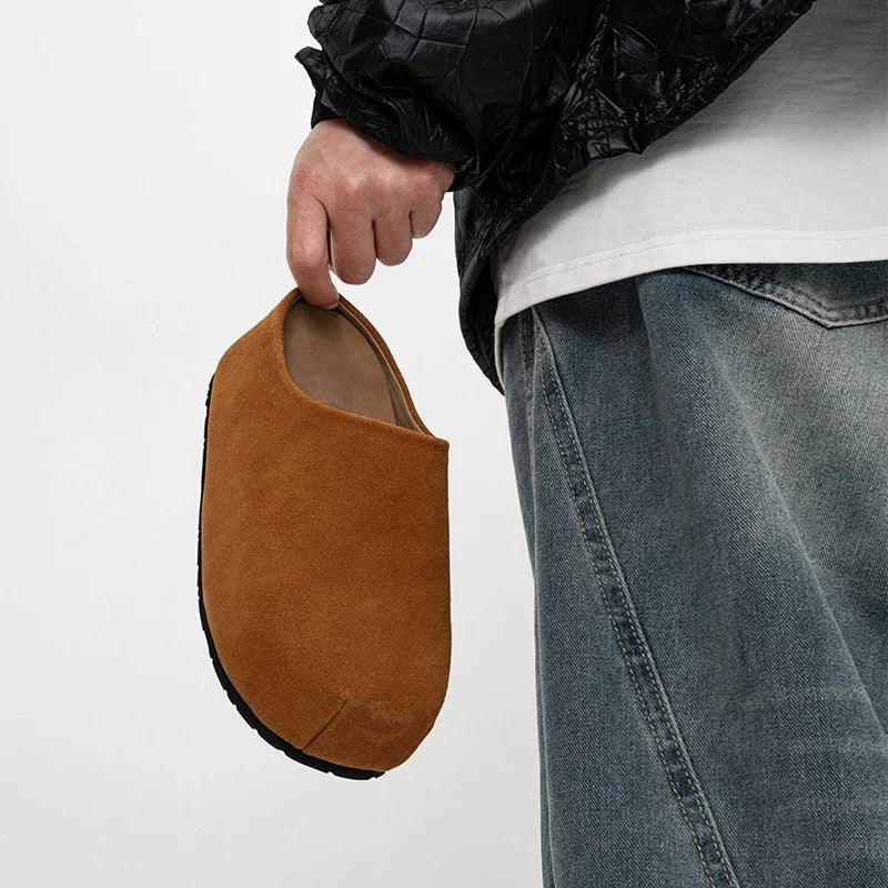 Box Toe Loft Suede Clogs