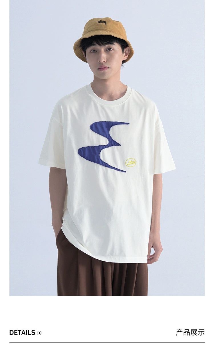 Contrast Patch Logo Tee