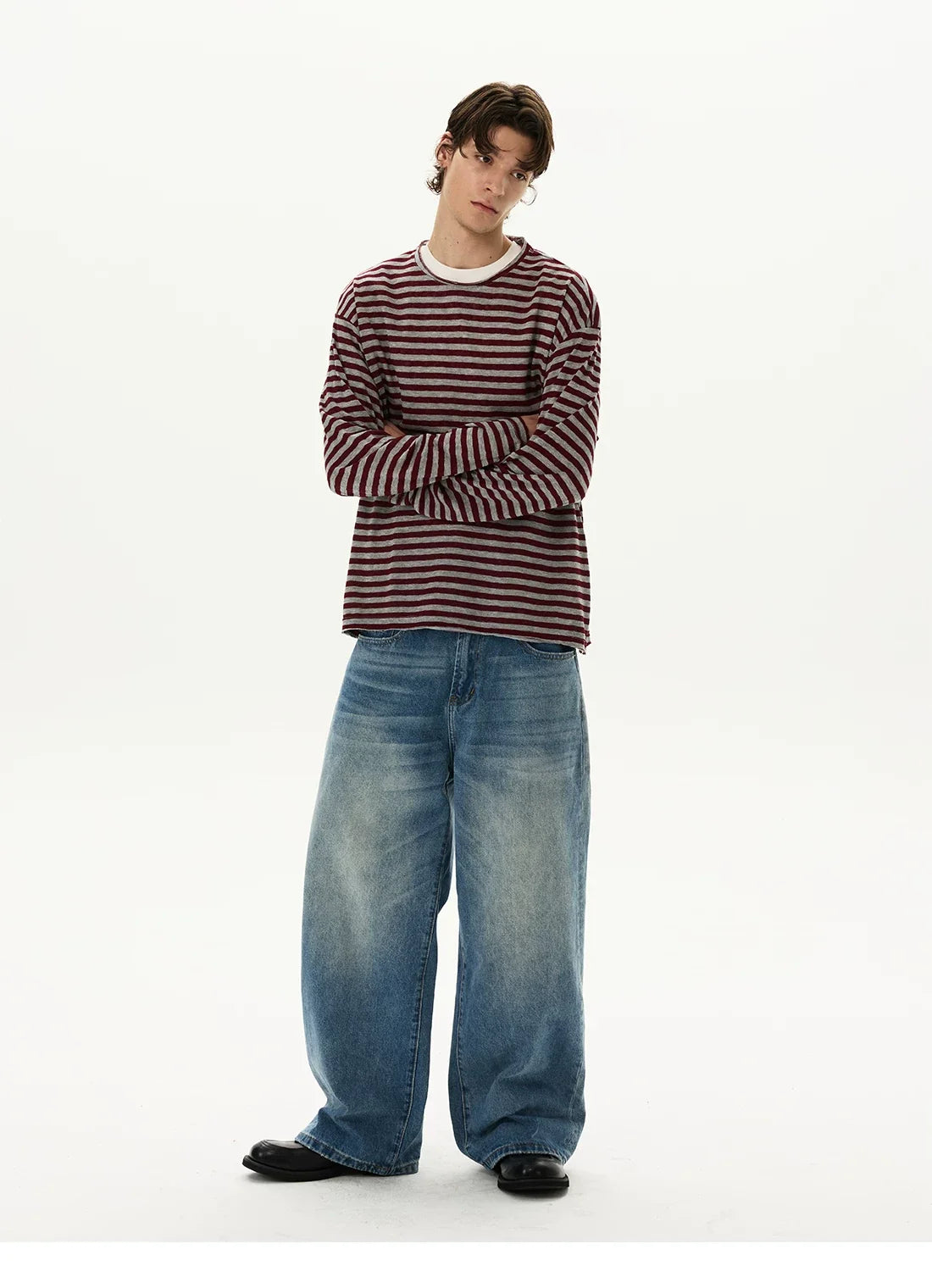Tide Slouch Stripe Long Sleeve Tee