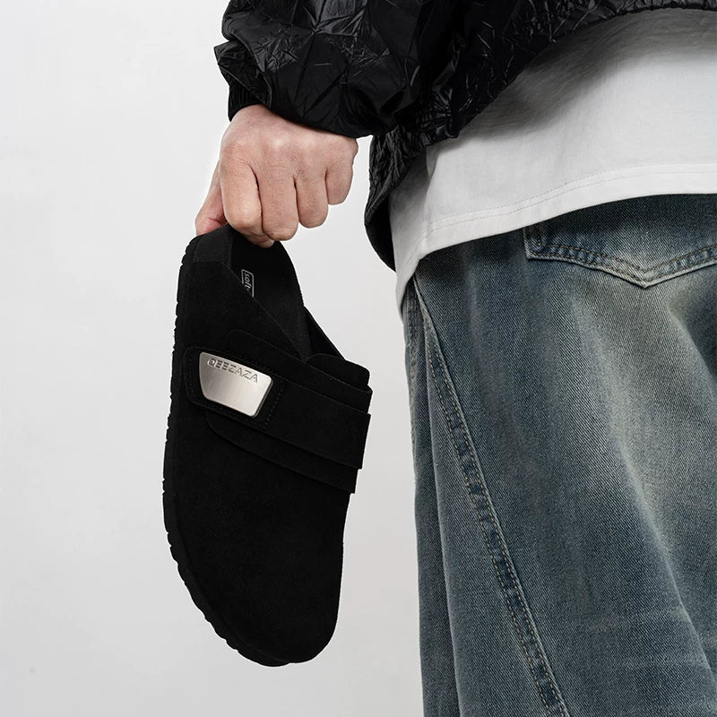 Crest Soft Suede Clogs - Skipkicks