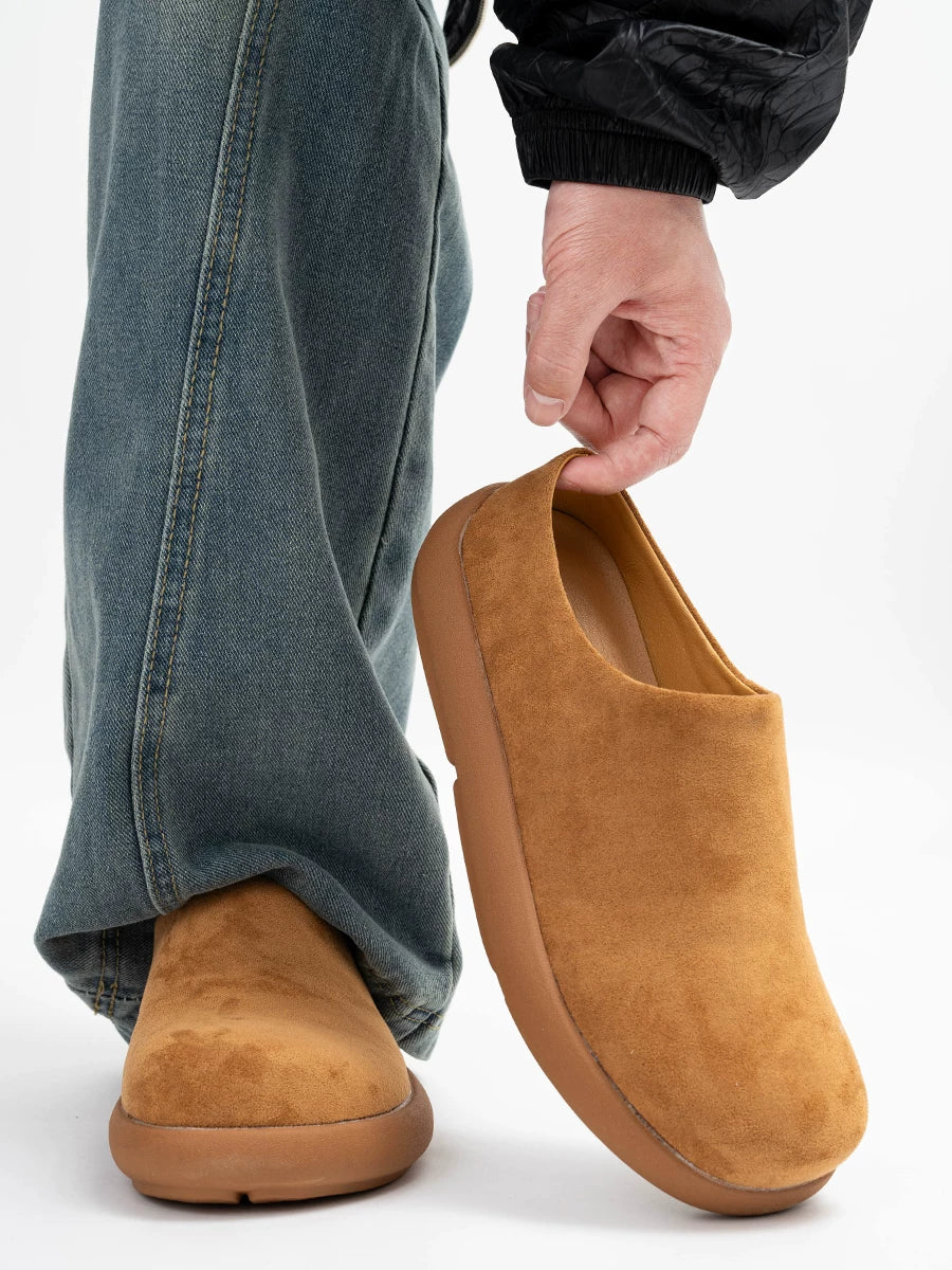 Amber Cloud Suede Clogs - Skipkicks