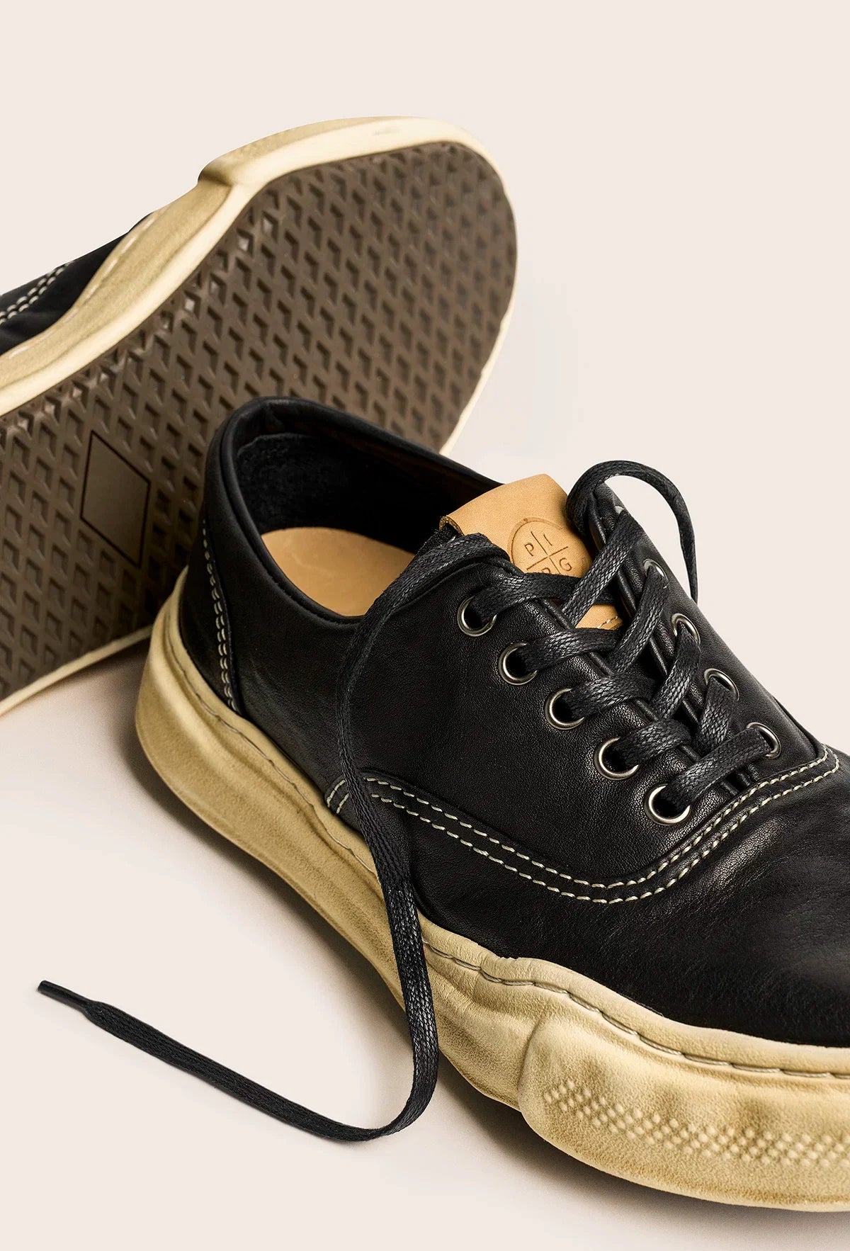 Distressed Washed Sneakers Retro Dissolved Shoes - Skipkicks