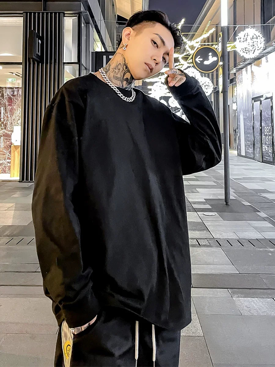 Essential Oversized Long‑Sleeve Tee