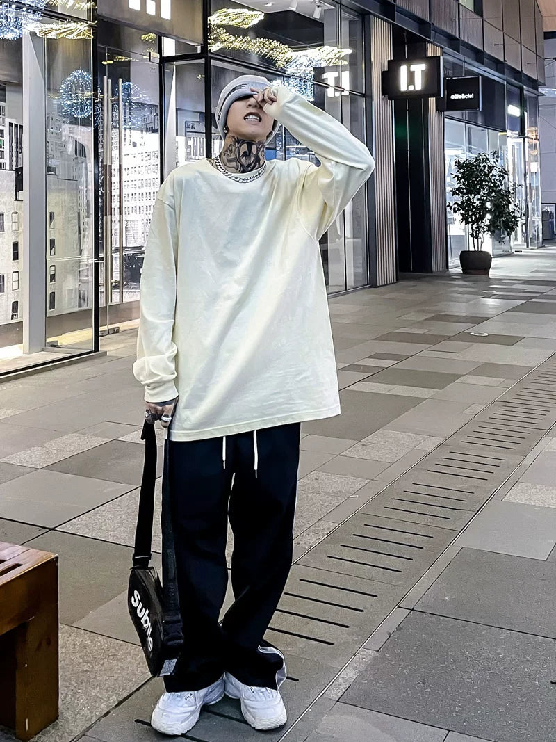 Essential Oversized Long‑Sleeve Tee
