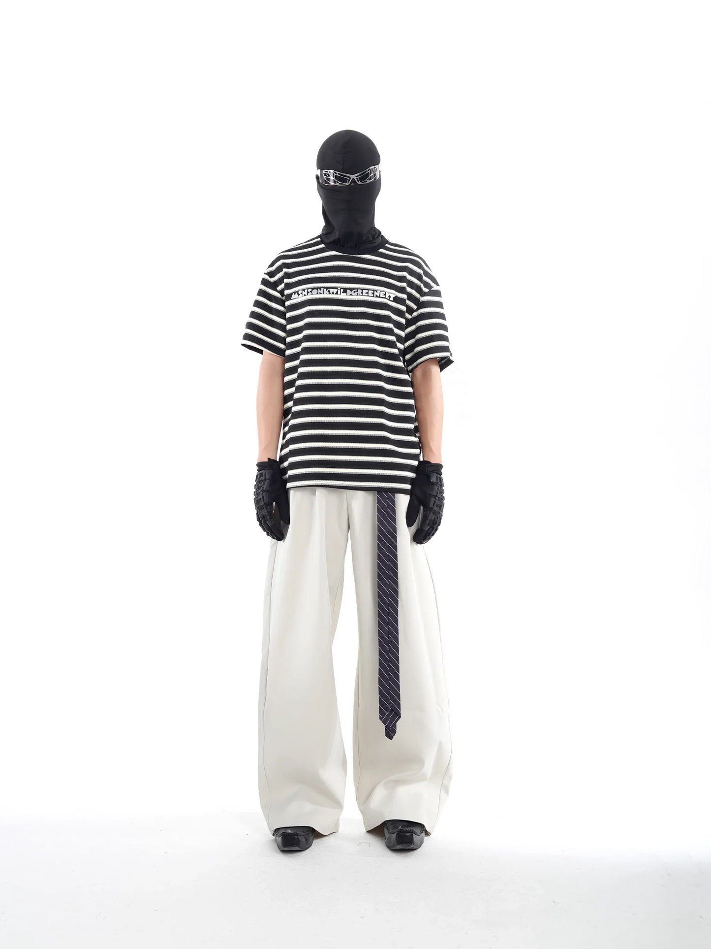 Static Signal Striped Tee