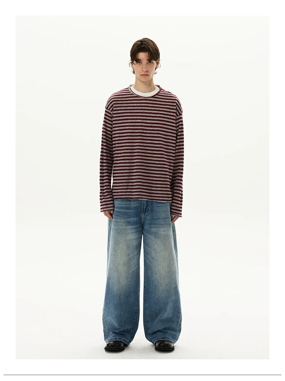 Tide Slouch Stripe Long Sleeve Tee