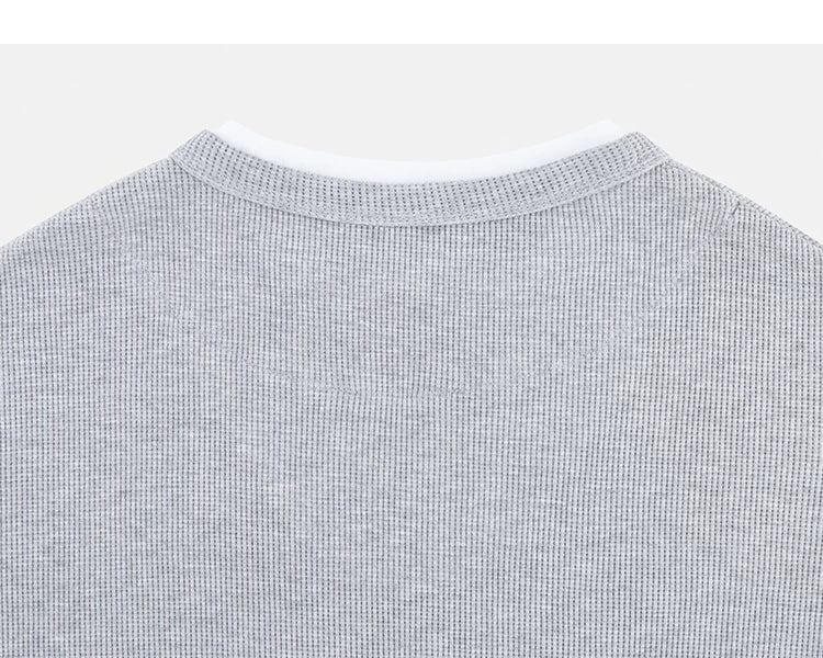 Layernotch Waffle Long Sleeve Tee
