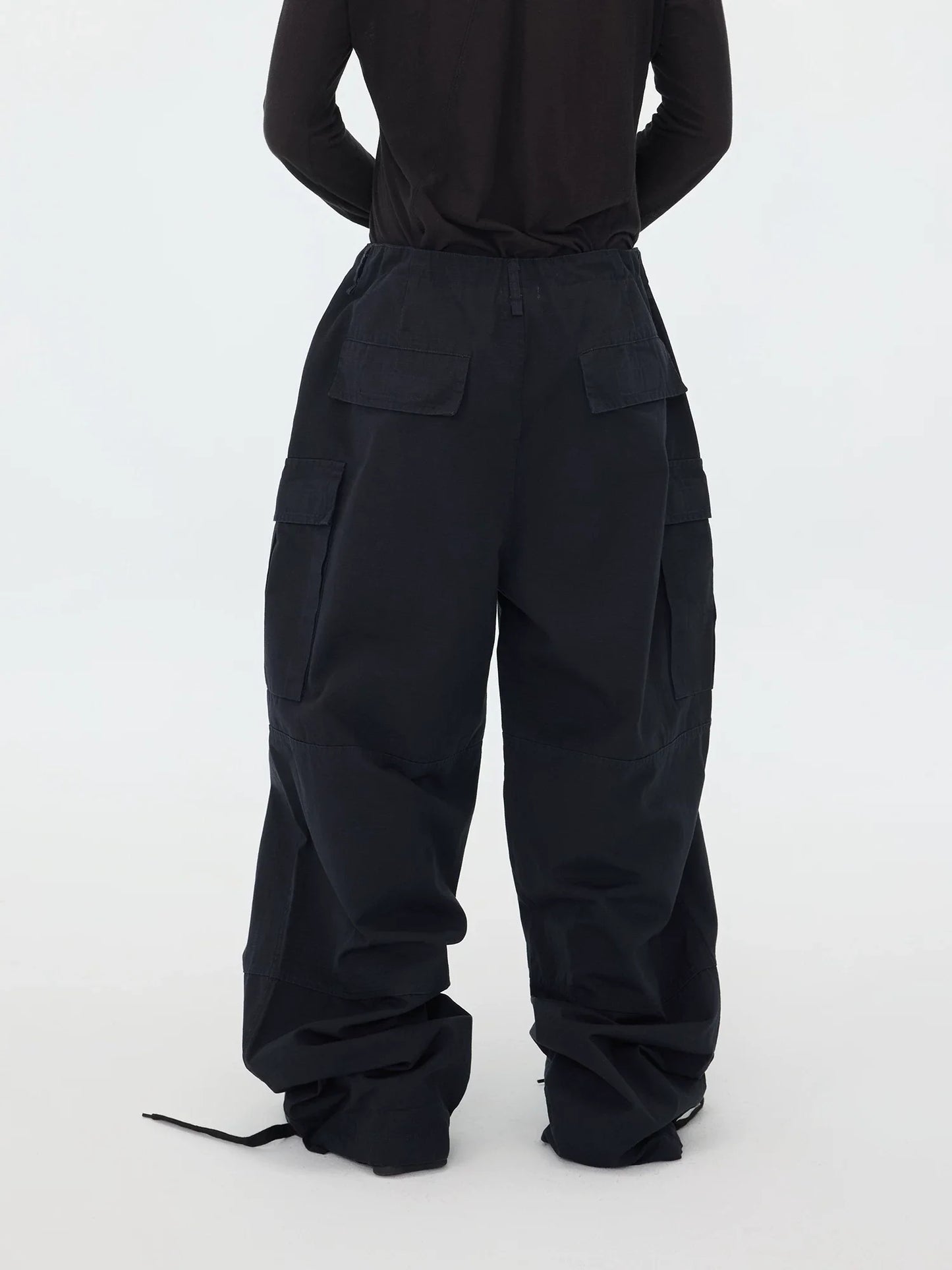 Night Ops Stacked Cargo Pants: Bold Style & Comfort