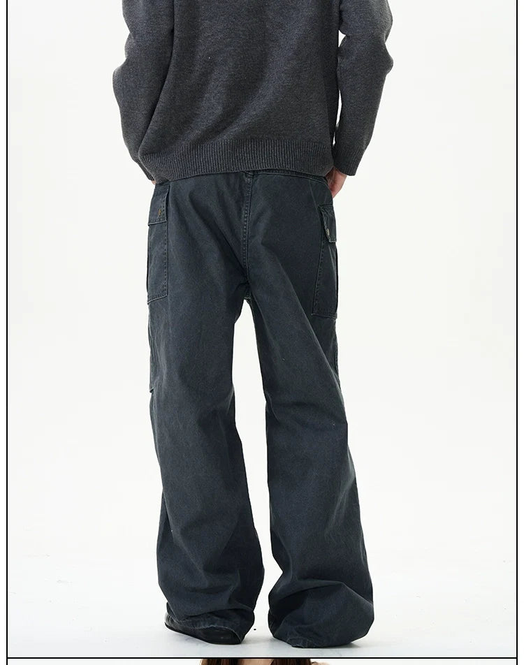 Vintage Panel Seam Wide Leg Cargo Pants