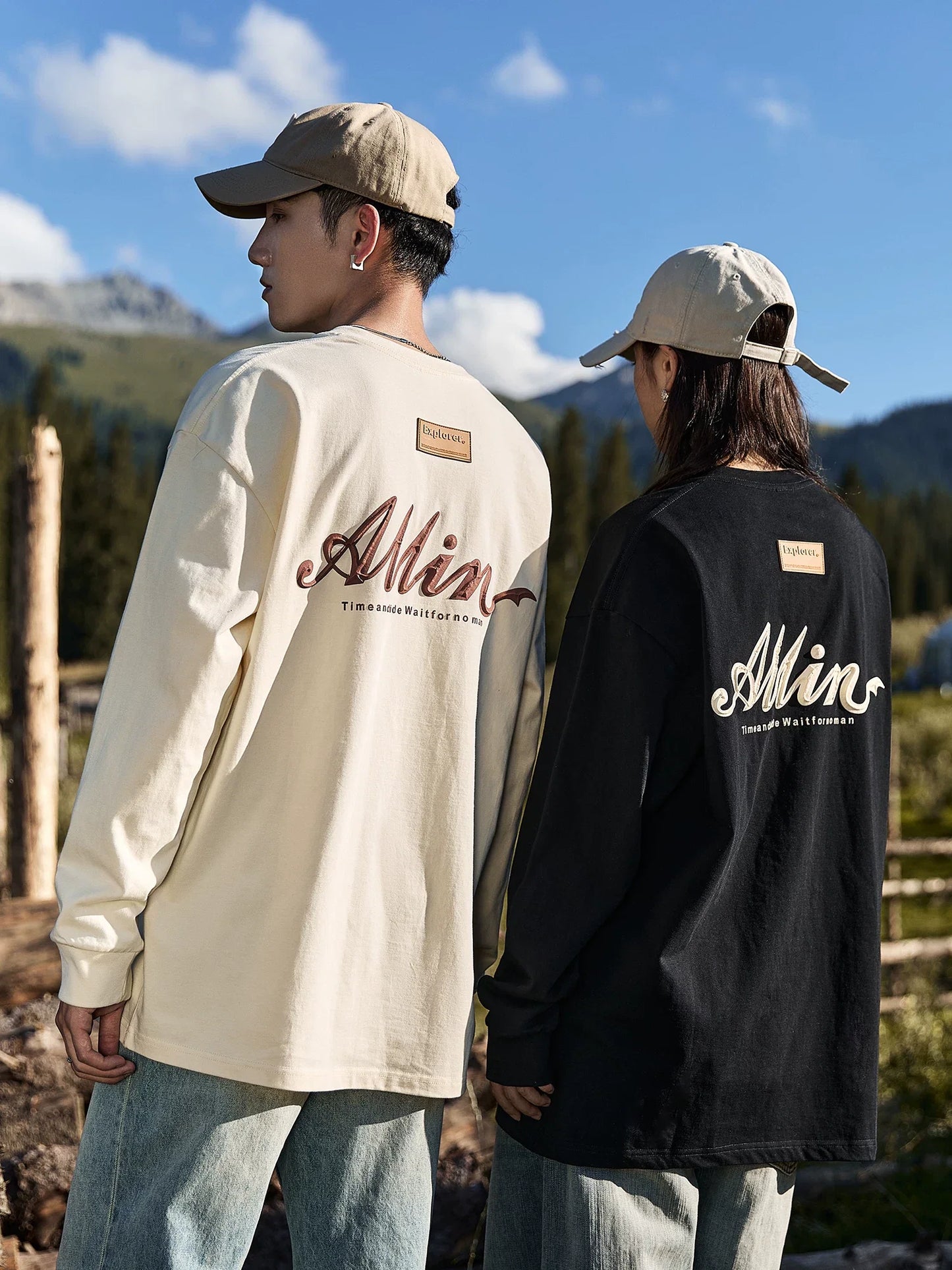 Alpine Script Graphic Long Sleeve Tee