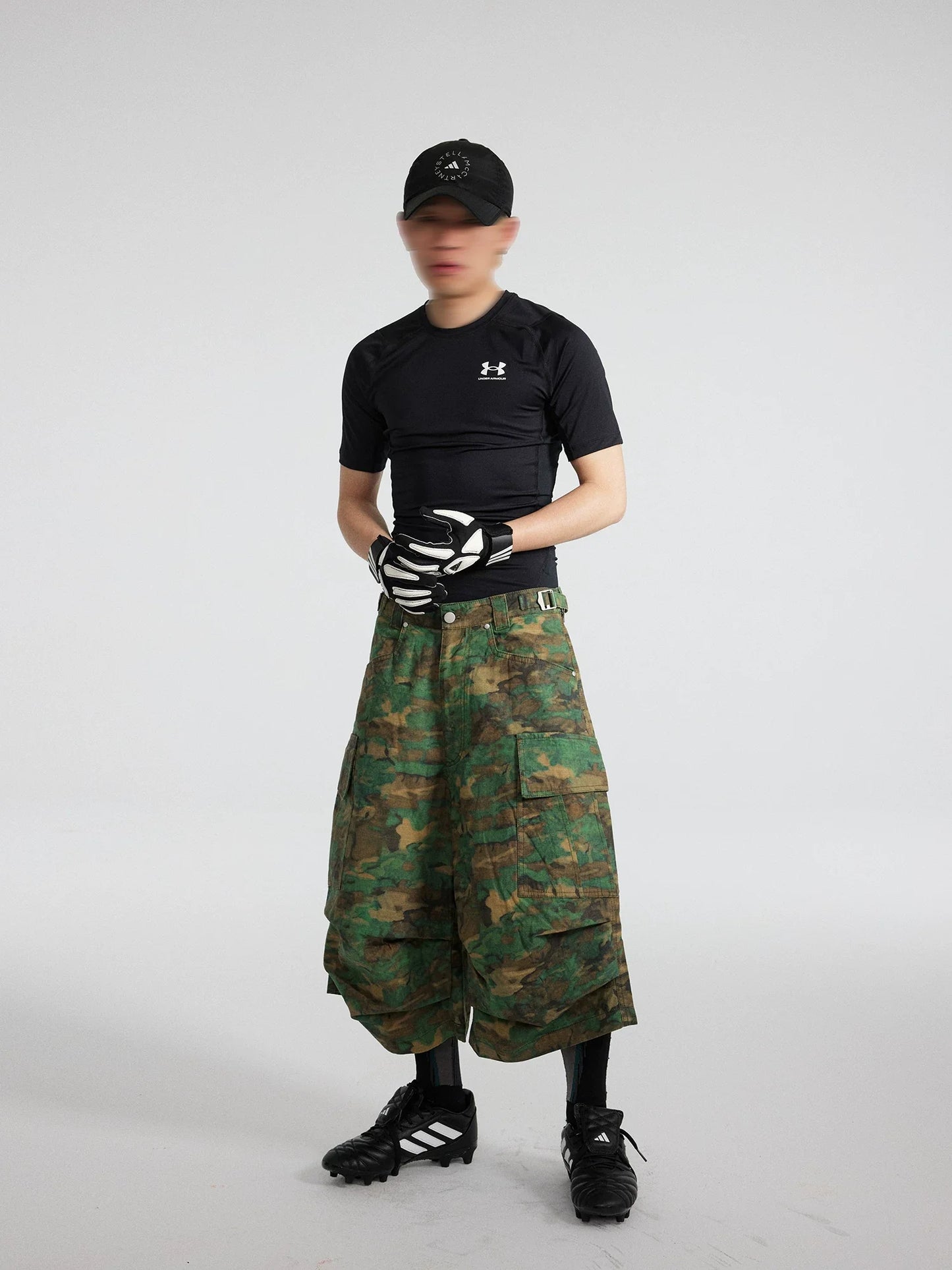 Timberfall Tiered Camo Cargo Shorts
