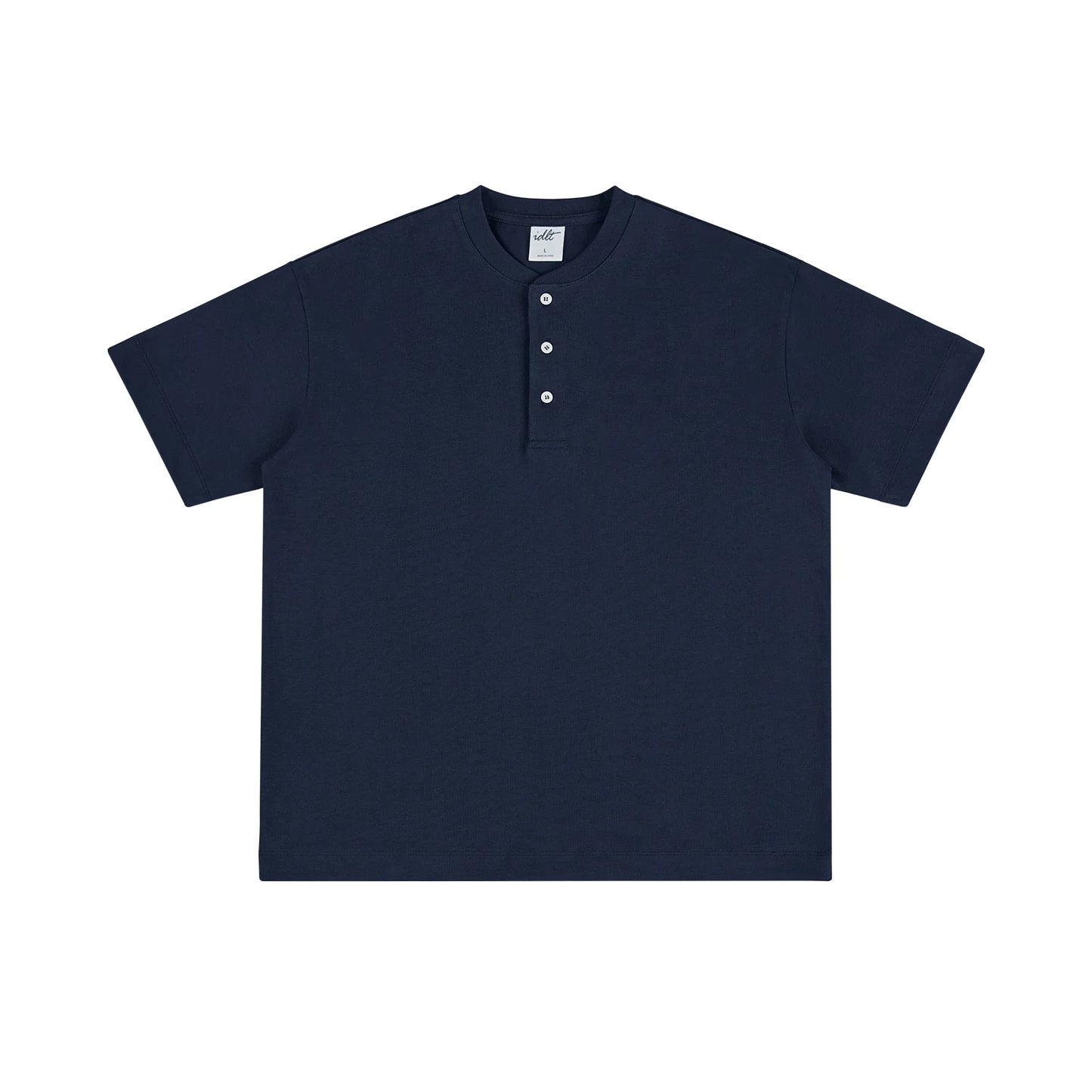 Core Crest Short-Sleeve Henley Tee
