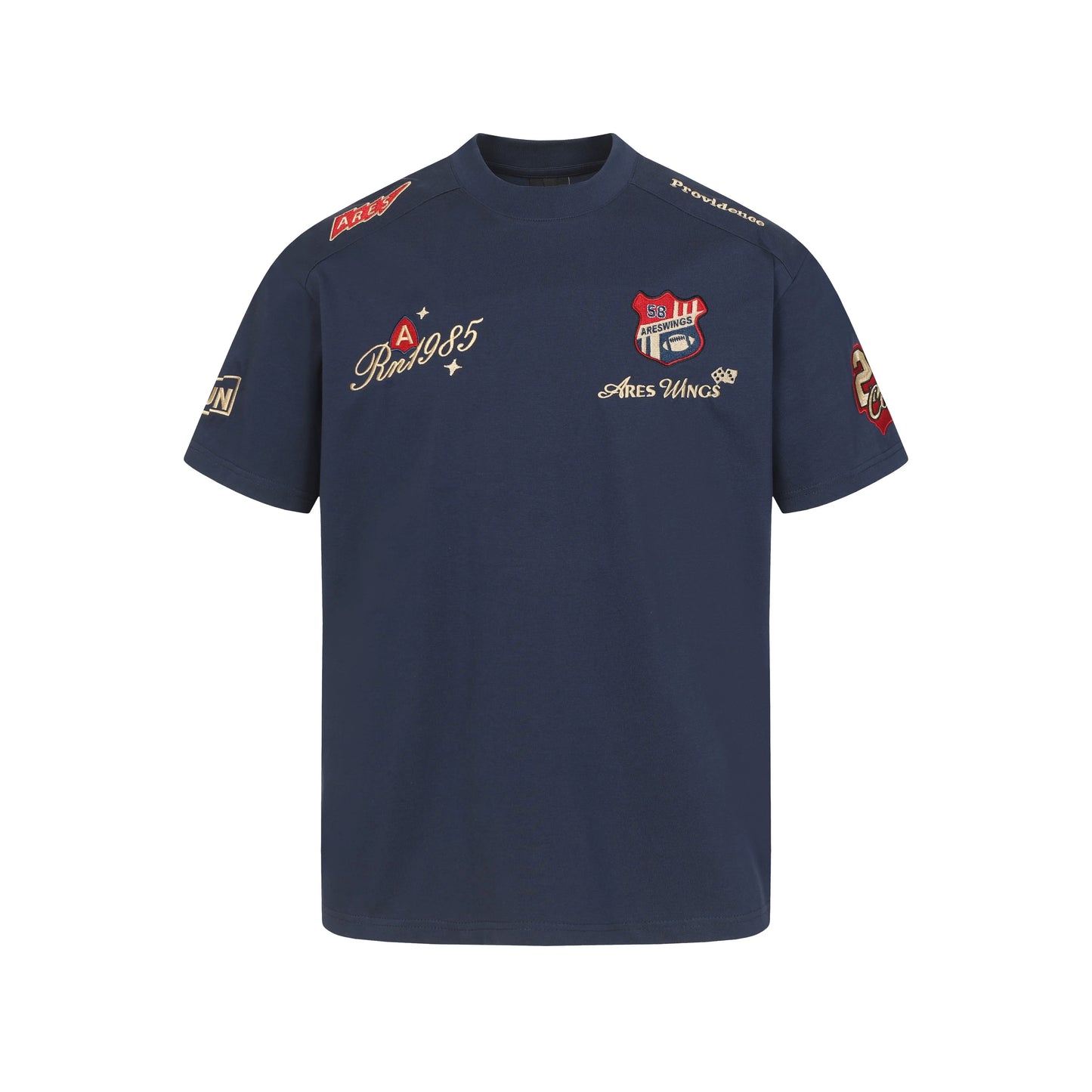 Ares Wings Racing Crest Tee