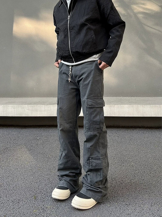 Charcoal Haze Utility Cargo Pants