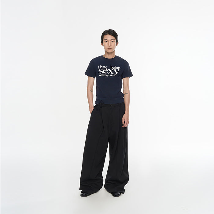 Letter-Print Short-Sleeve T-Shirt