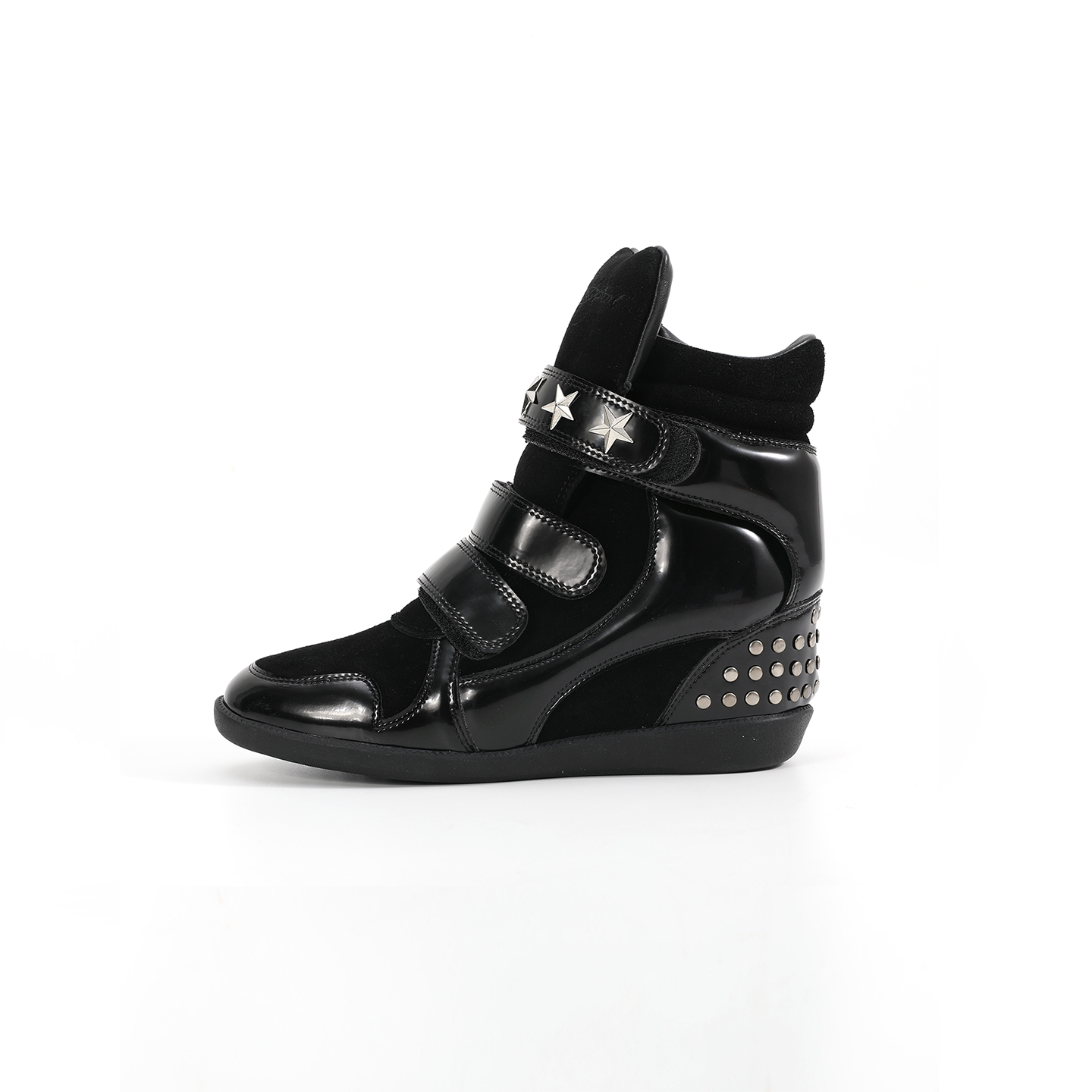 Starstrap Suede Wedge Sneaker Boots