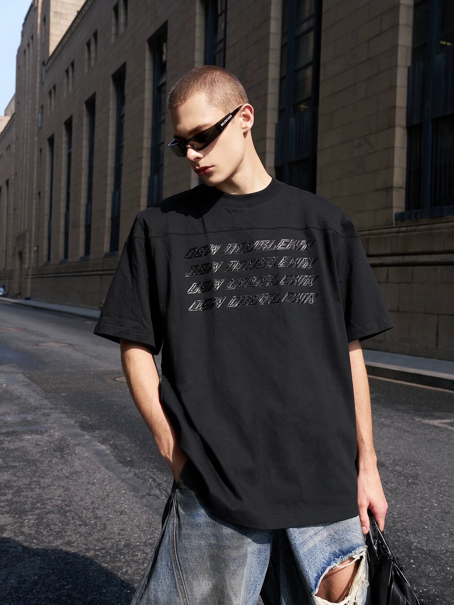 ShadowScript Embossed Street Tee