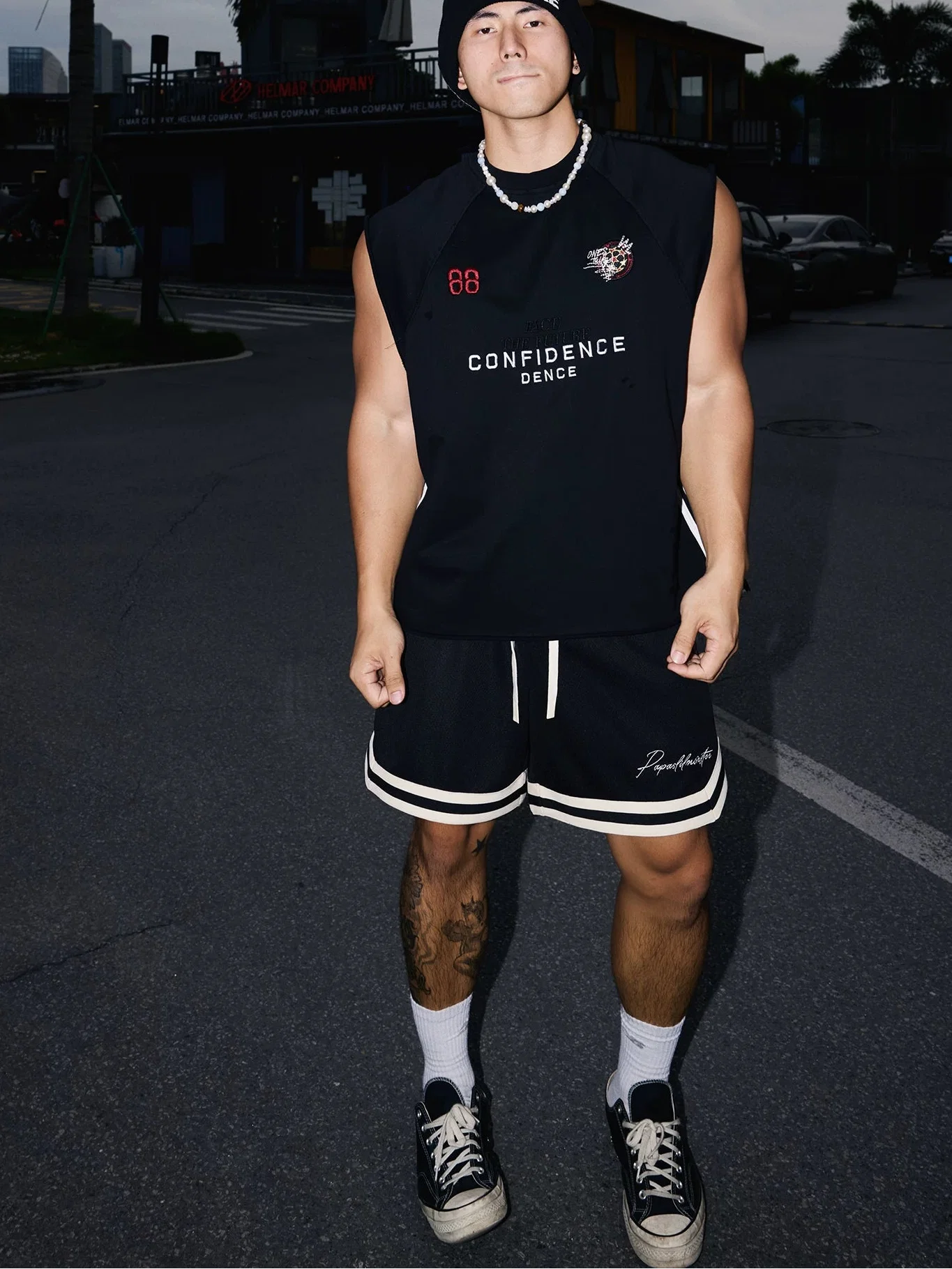 Midnight Confidence Sleeveless Training Tee