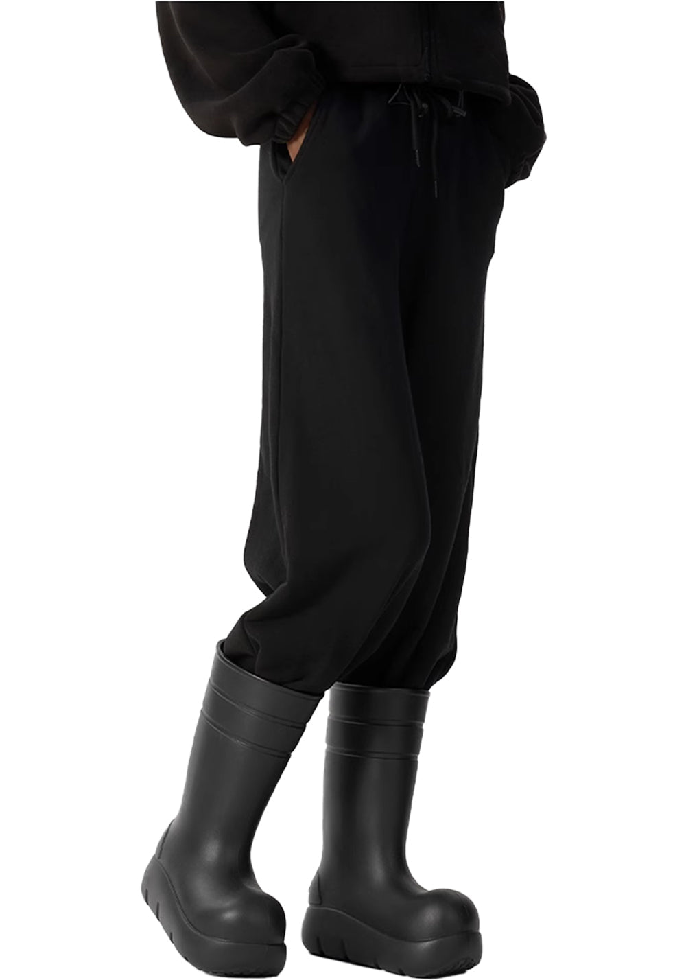 Black Tall Waterproof Platform Boots