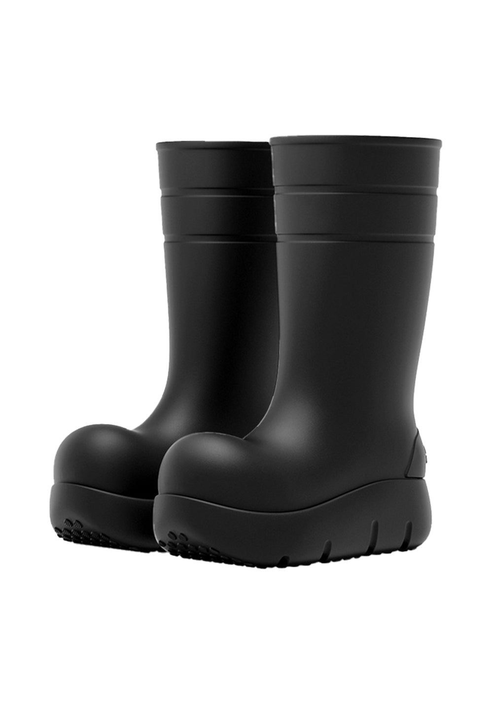 Black Tall Waterproof Platform Boots