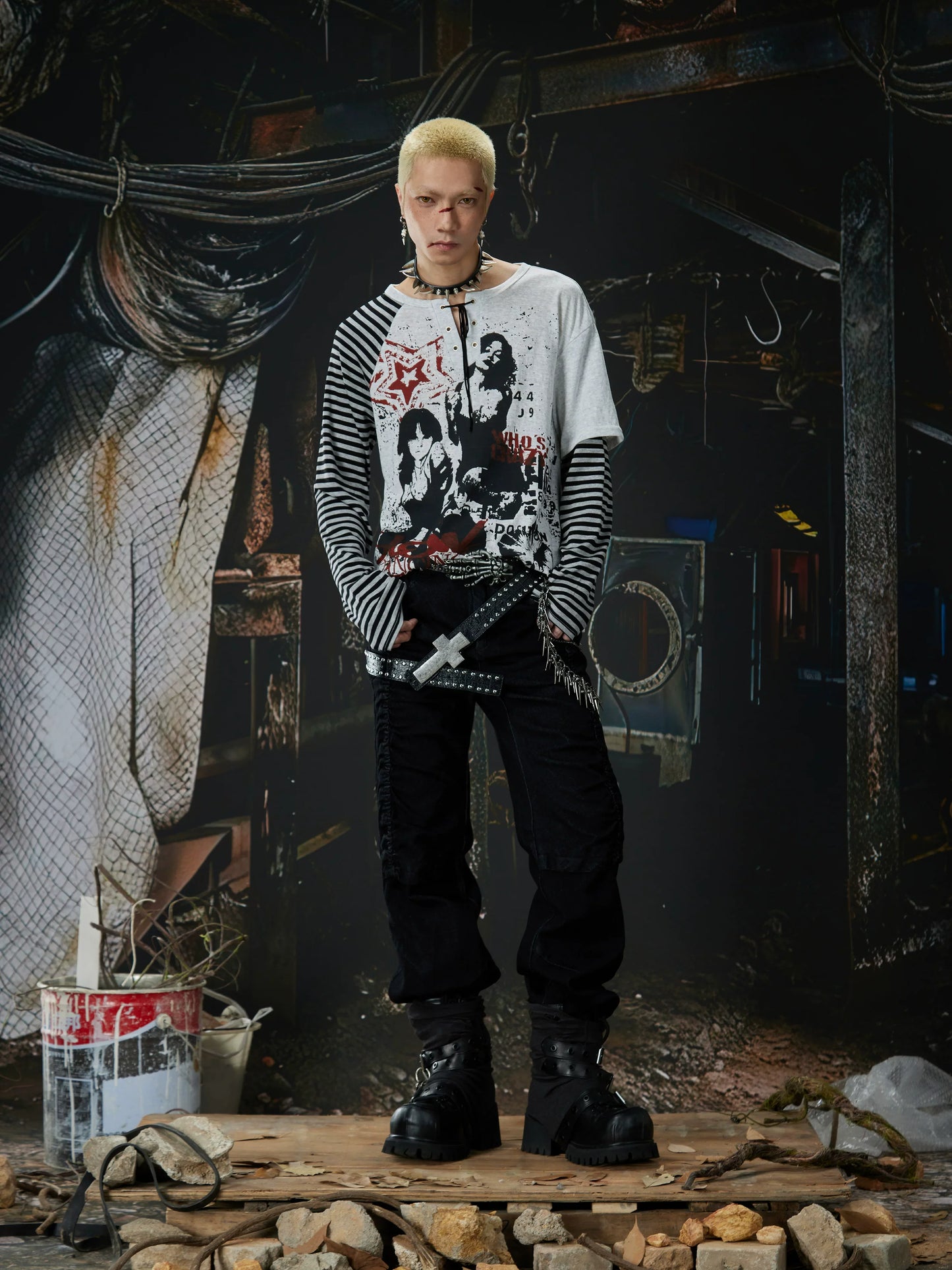 Riot Laced Revolt Graphic Layered Tee
