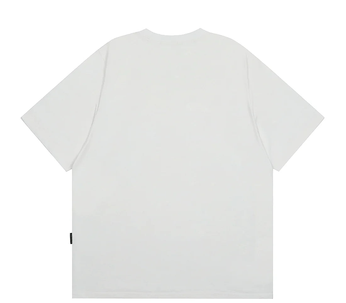 Fuzzy Script Vertical Tee