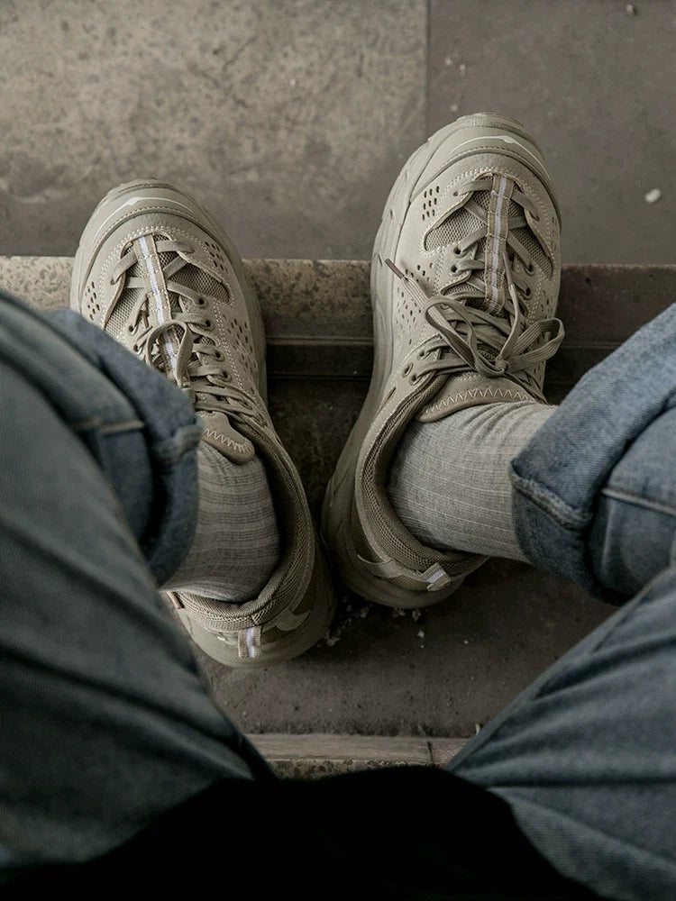Sandstone Ridge Chunky Trail Sneakers - Skipkicks