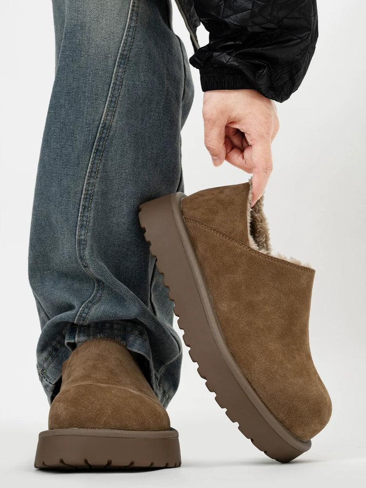 Mossridge Shearling Slip Clogs