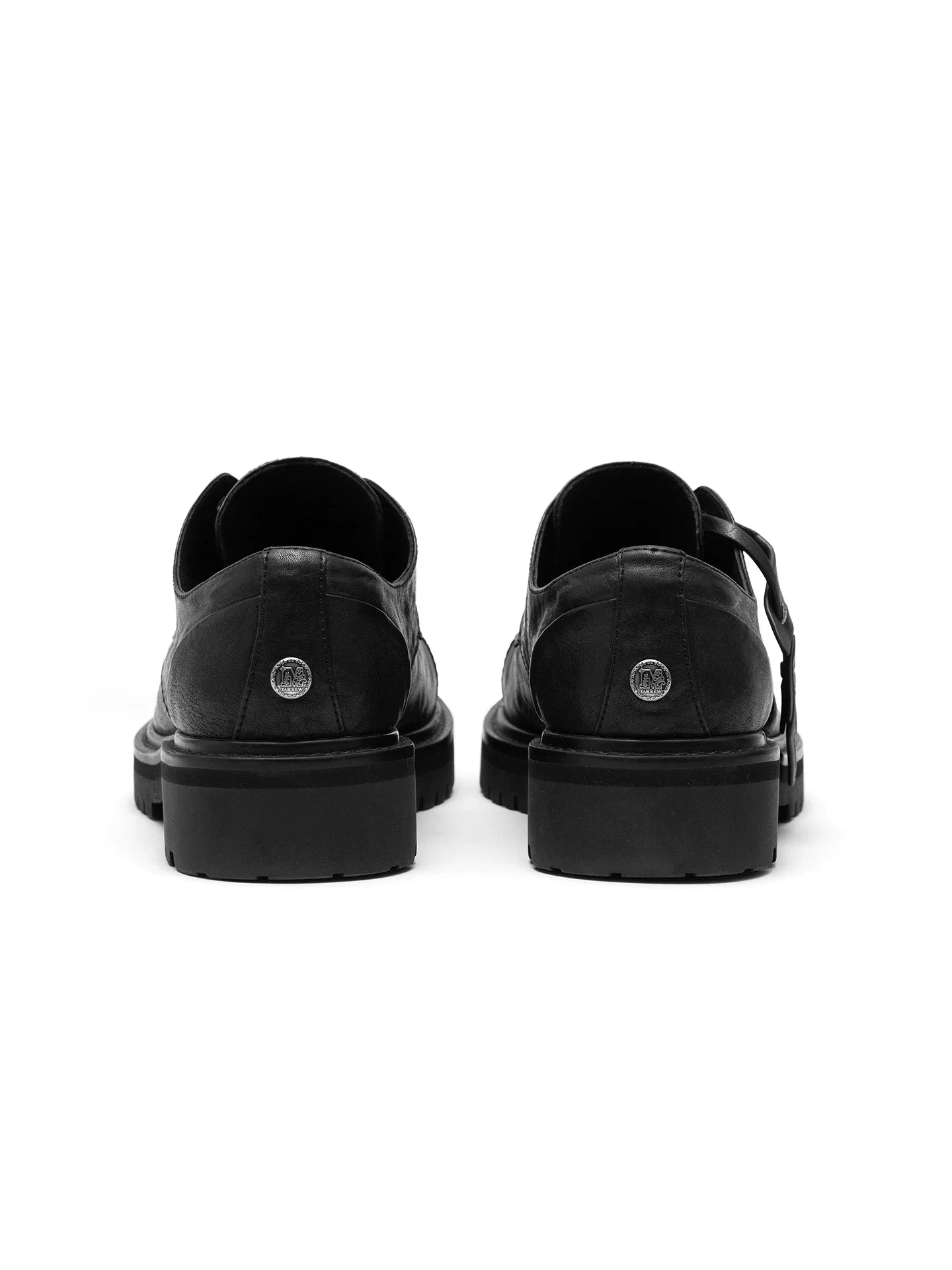Strap Detail Chunky Sole Derby Shoes - Skipkicks