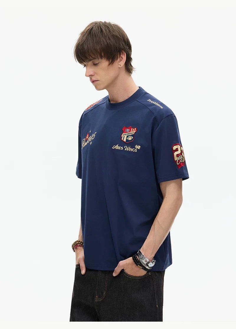 Ares Wings Racing Crest Tee