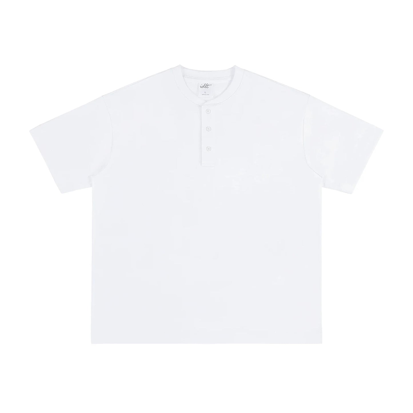 Core Crest Short-Sleeve Henley Tee