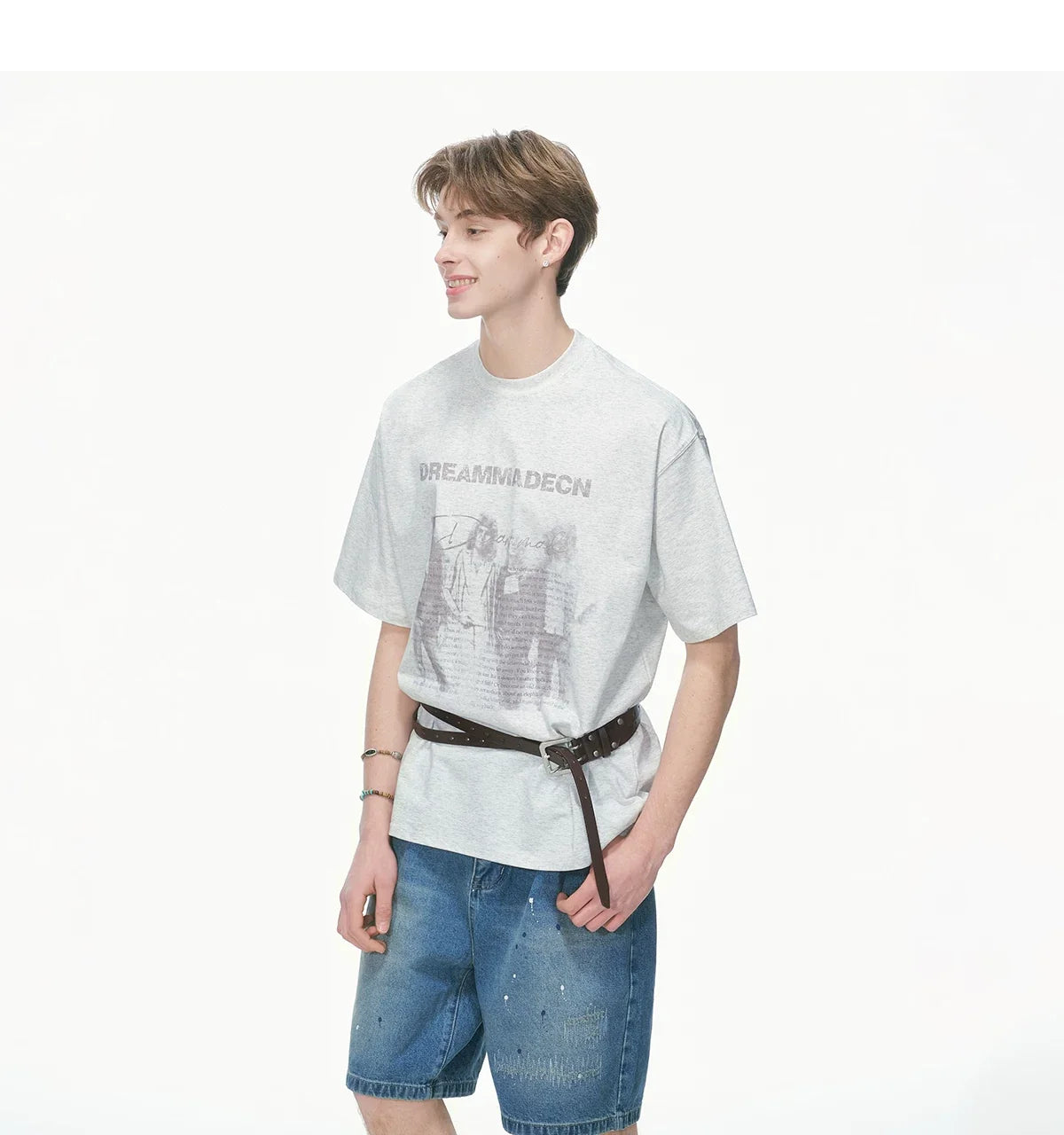 Dream Print Oversized Tee