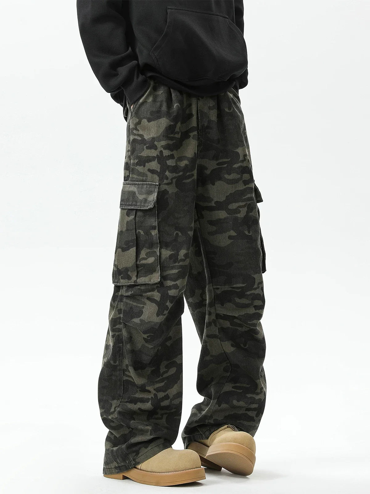Unisex Shadow Patrol Wide-Leg Cargo Pants