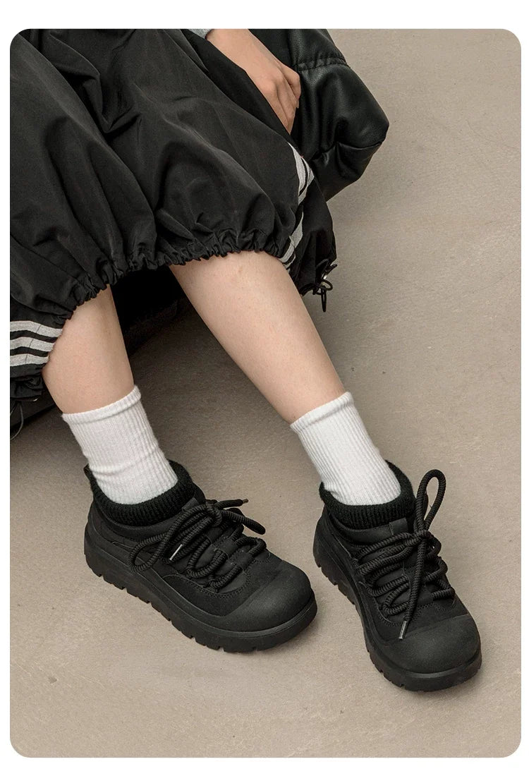 Alpine Grip Fleece-Lined Platform Sneakers