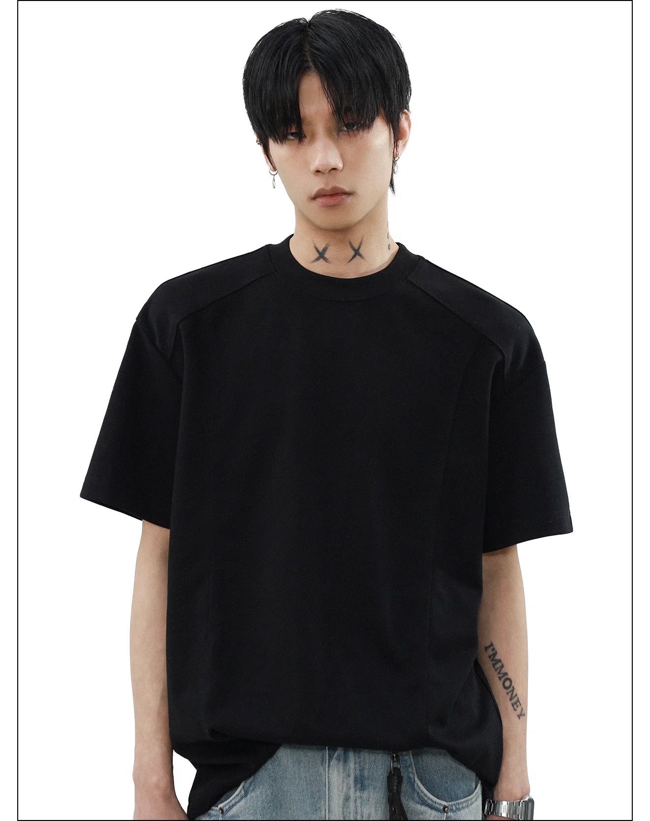 Silverline Seam Detail Relaxed Tee