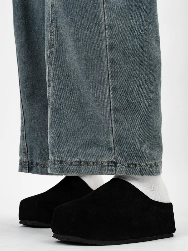 Box Toe Loft Suede Clogs
