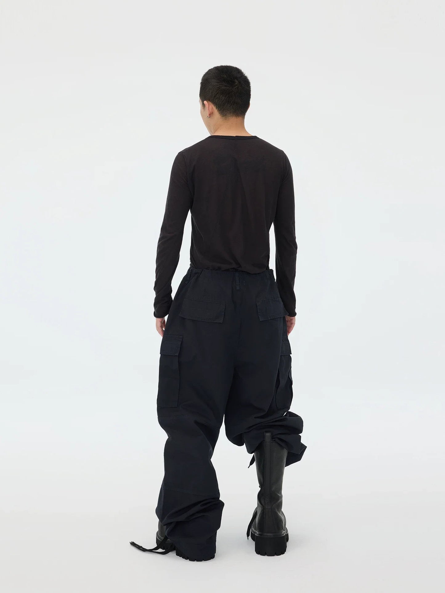 Night Ops Stacked Cargo Pants: Bold Style & Comfort