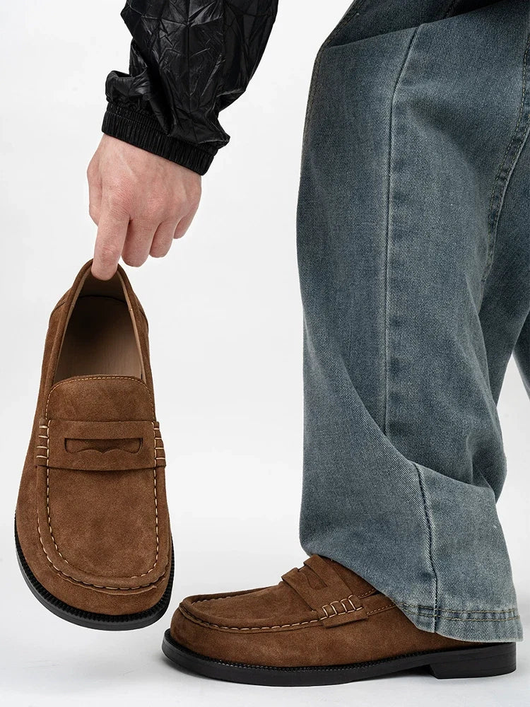 Chestnut Harbor Suede Loafers