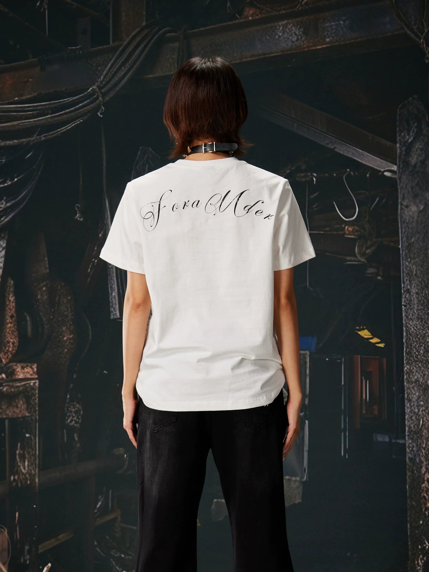 Sanctum Script Cross Graphic Tee