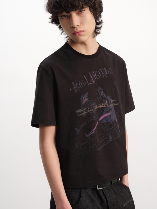 Abstract Ballet Sketch Graphic Tee