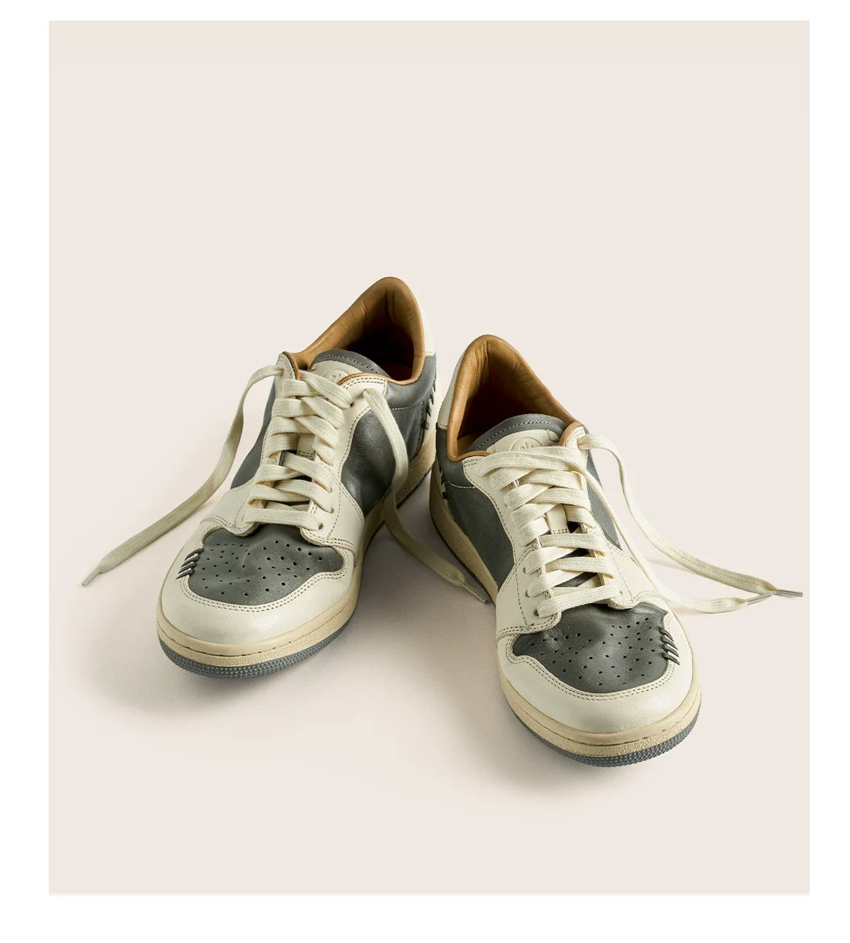 Retro Two-Tone Casual Sneakers - Skipkicks