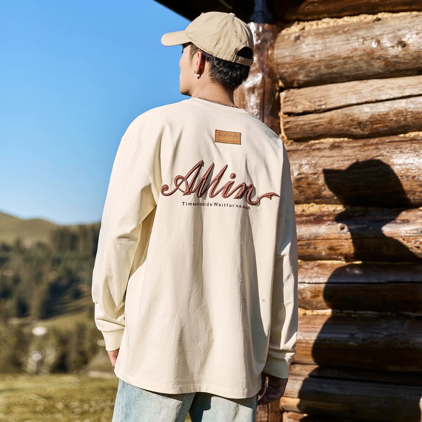 Alpine Script Graphic Long Sleeve Tee