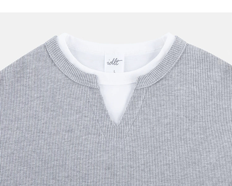 Layernotch Waffle Long Sleeve Tee