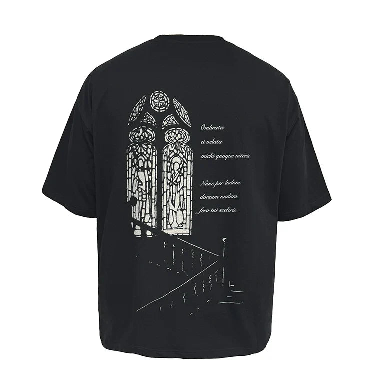 Gothic Doorway Illustration Graphic Tee