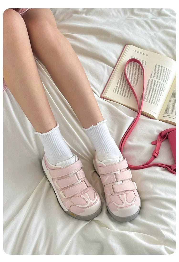 EuroPack Triple‑Strap Color Sneakers - Skipkicks